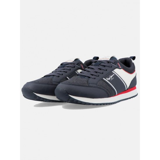 Pepe Jeans Dublin Navy Blue Ανδρικά Sneakers Μπλε (PMS40009 595)