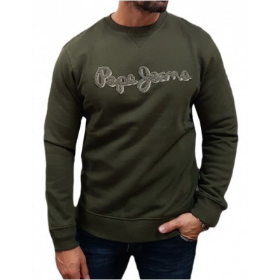 PEPE JEANS - PM582327-728 - RYAN CREW - OLIVE - ΦΟΥΤΕΡ Pepe Jeans Κωδικός PM582327-728Olive
