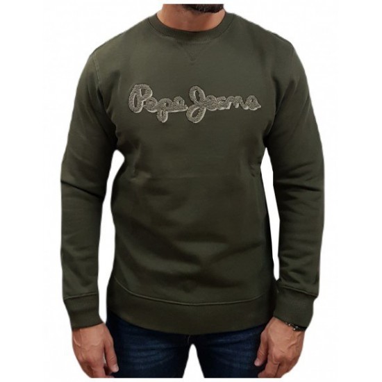 PEPE JEANS - PM582327-728 - RYAN CREW - OLIVE - ΦΟΥΤΕΡ Pepe Jeans Κωδικός PM582327-728Olive
