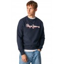 PEPE JEANS 'LAMONT' ΦΟΥΤΕΡ ΑΝΔΡIKO ME LOGO-ΜΠΛΕ- PM581649-594