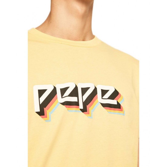PEPE JEANS-PM507191-077-GOLDEN APRICOT-THEO-ΑΝΔΡΙΚΟ-ΜΠΛΟΥΖΑΚΙ