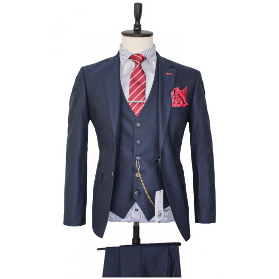 D-ZINE-S-2109-SLIM FIT-BLUE-ΠΙΚΕ-ΚΟΥΣΤΟΥΜΙ