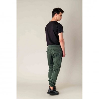 Cover Denim Men's Cargo Pants HUMMER T0187-25 - Khaki