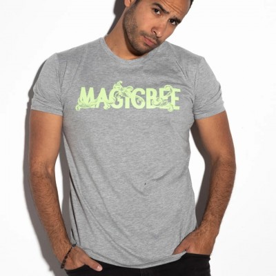 MAGIC BEE - MB2306-GREY-t shirt