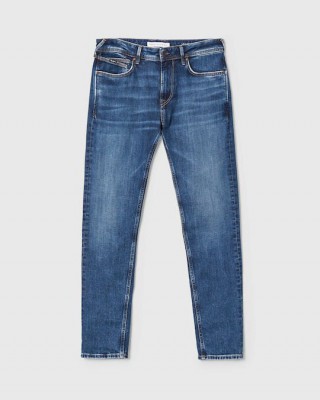 Pepe Jeans Hatch Ανδρικό Παντελόνι Τζιν Ελαστικό σε Κανονική Εφαρμογή Μπλε Κωδικός: PM206323WS82-000