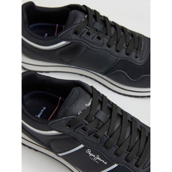Pepe Jeans Ανδρικά Sneakers Μαύρα Κωδικός: PMS30996-999