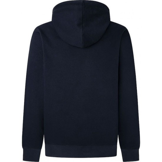 Pepe Jeans Ryan Ανδρικό Φούτερ με Κουκούλα και Τσέπες Μπλε Κωδικός: PM582328-594