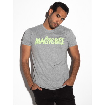 MAGIC BEE - MB2306-GREY-t shirt