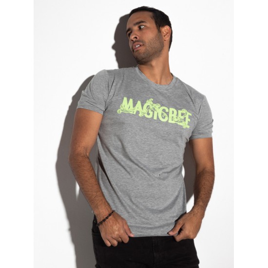 MAGIC BEE - MB2306-GREY-t shirt