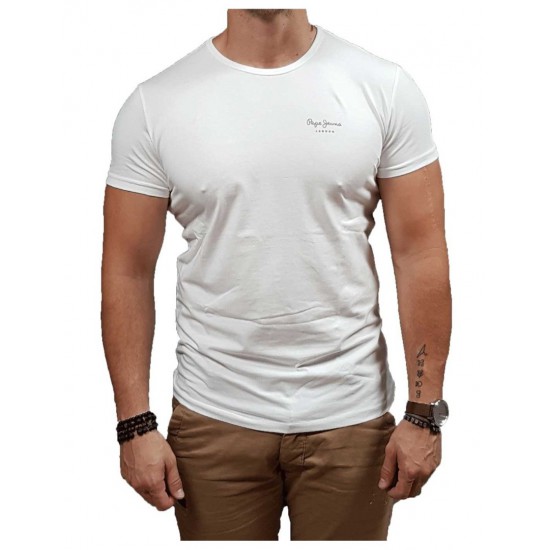 PEPE JEANS - PM508212-800 - ORIGINAL BASIC 3 N - WHITE - ΜΠΛΟΥΖΑ ΜΑΚΟ