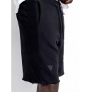 MAGICBEE REVERSE COTTON SIDE TAPE SHORTS - BLACK 2450