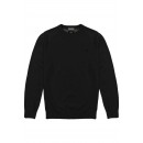 Ανδρική Μπλούζα REBASE 242-RKNIT-8000-Pure Black Μαύρο