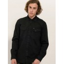 TRESOR - Ανδρικό πουκάμισο JEANS TRESOR 33-7414 μαύρο