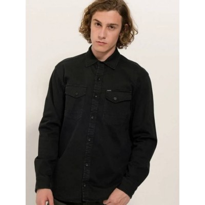 TRESOR - Ανδρικό πουκάμισο JEANS TRESOR 33-7414 μαύρο