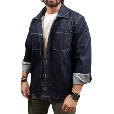 Cover - Over - L0265-28 - Blue Denim - Overshirt