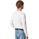 Pepe Jeans Original Ανδρική Μπλούζα Μακρυμάνικη PM508211-800 Λευκό