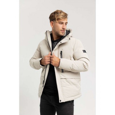 Ανδρικό Μπουφάν MANAGER JK56107-BEIGE 