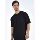 Clever ανδρικό t-shirt 23810 oversize μαυρο