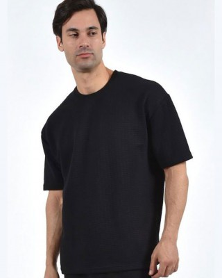 Clever ανδρικό t-shirt 23810 oversize μαυρο