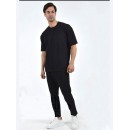 Clever ανδρικό t-shirt 23810 oversize μαυρο