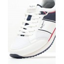 Pepe Jeans Dublin White Ανδρικά Sneakers Λευκά (PMS40009 800)