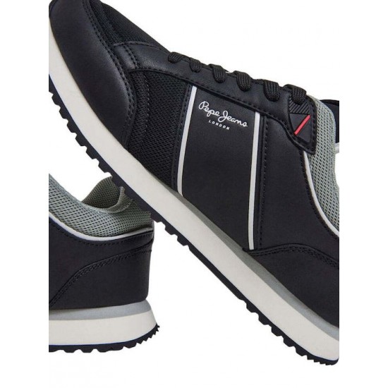 PEPE JEANS DUBLIN BRAND ΠΑΠΟΥΤΣΙ ΑΝΔΡΙΚΟ PMS40009-999 Black