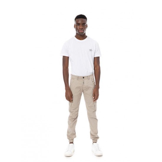 Cover Jeans Ανδρικό Παντελόνι Cargo Ελαστικό Μπεζ NEW ARMY TO190-28