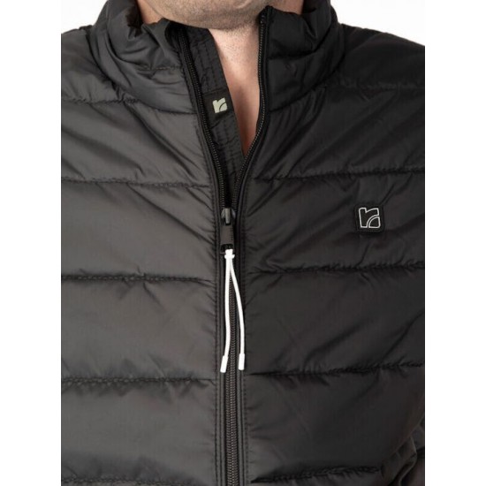 REBASE MEN'S SLEEVELESS JACKET 241-RSJK-022 ΑΜΑΝΙΚΟ ΜΠΟΥΦΑΝ