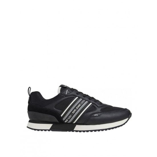 Ανδρικό Υπόδημα PEPE JEANS PMS40014-999 Μαύρο