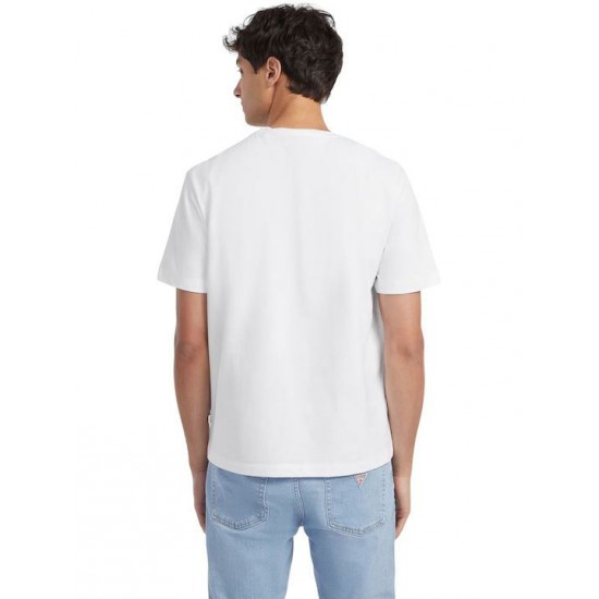 Ανδρική Μπλούζα GUESS JEANS M4YI42K8FQ4-G011 Άσπρο