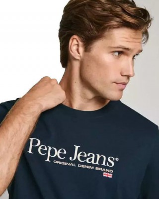 Pepe Jeans T-Shirt ALBERT PM509432-594 DULWICH BLUE