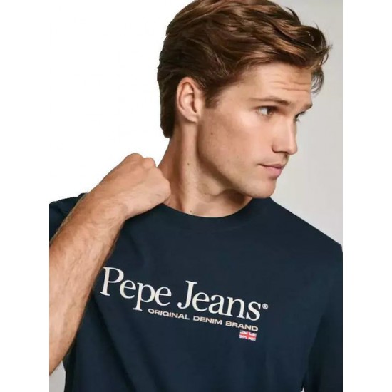 Pepe Jeans T-Shirt ALBERT PM509432-594 DULWICH BLUE