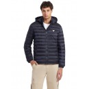 GUESS JEANS M GJ HOODED JACKET PUFFER - M4YL99WG922-A71W BLUE