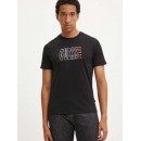 Guess Jeans Ανδρικό T-Shirt M4YI56K8HM0-BLK Μαύρο