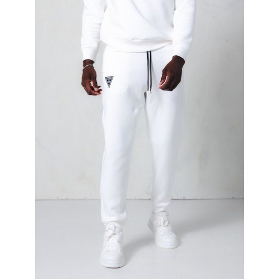 ΜAGICBEE ZIP UP POCKETS TRIANGLE LOGO – MB24402-ΛΕΥΚΟ