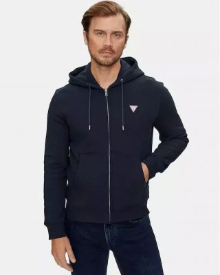 Guess Ανδρική Φούτερ Ζακέτα Με Κουκούλα M4YQ28K9V31-A71W Μπλε