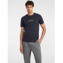 Guess - Ανδρικό T-shirt ΚΜ Logo Embro Tee Slim Fit M4YI52K8HM0-A71W Μπλε Σκούρο