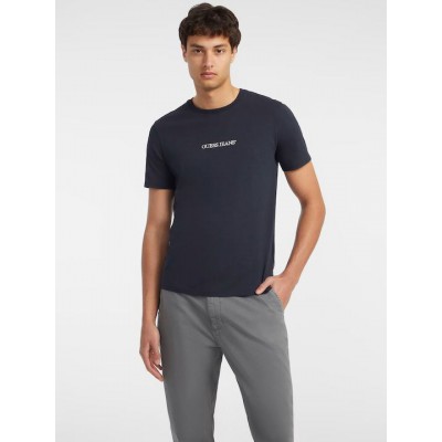 Guess - Ανδρικό T-shirt ΚΜ Logo Embro Tee Slim Fit M4YI52K8HM0-A71W Μπλε Σκούρο