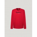 Pepe Jeans Ανδρικό Μακρυμάνικο T-Shirt Eggo Long PM508209-276 Κόκκινο