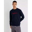 Pepe Jeans Ανδρικό Φούτερ Με Λαιμόκοψη New Joe Crew PM582715-594 Μπλε