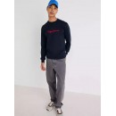 Pepe Jeans Ανδρικό Φούτερ Με Λαιμόκοψη New Joe Crew PM582715-594 Μπλε