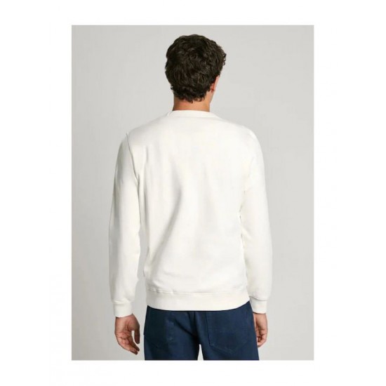 PEPE JEANS NEW JOE ΦΟΥΤΕΡ ΛΑΙΜΟΚΟΨΗ ΑΝΔΡΙΚΟ PM582715 803 λευκο