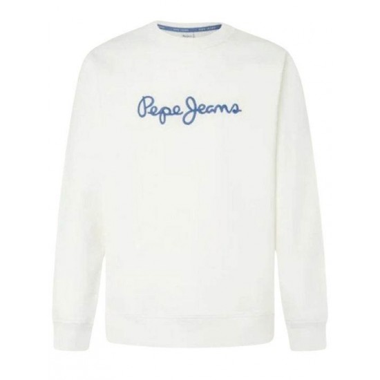 PEPE JEANS NEW JOE ΦΟΥΤΕΡ ΛΑΙΜΟΚΟΨΗ ΑΝΔΡΙΚΟ PM582715 803 λευκο
