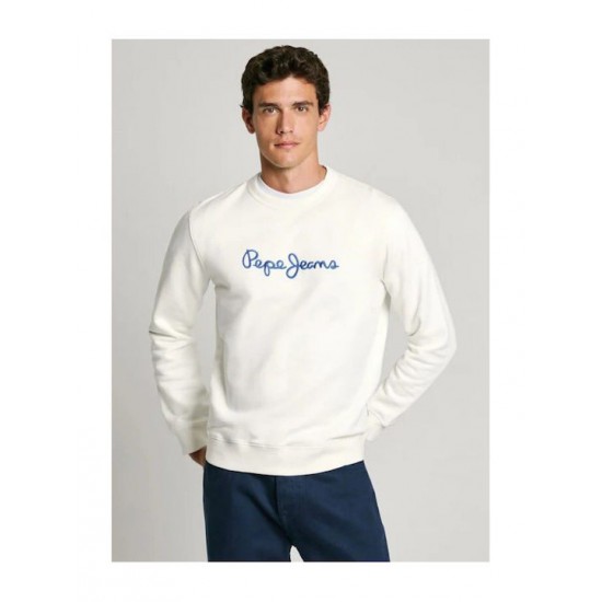 PEPE JEANS NEW JOE ΦΟΥΤΕΡ ΛΑΙΜΟΚΟΨΗ ΑΝΔΡΙΚΟ PM582715 803 λευκο