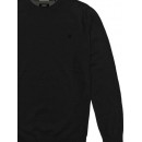 Ανδρική Μπλούζα REBASE 242-RKNIT-8000-Pure Black Μαύρο