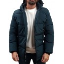 Rebase - 242RJK-2004 - Deep Teal - Zip Off Removable Hood - Μπουφάν