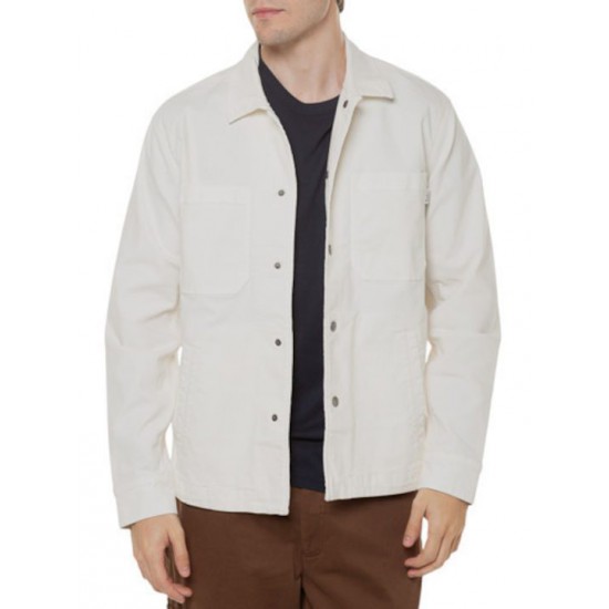 COVERDENIM OVERSHIRT ΑΝΔΡΙΚΟ IO166-28 WHITE