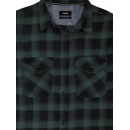 Ανδρικό Πουκάμισο REBASE 242-RGS-5007-BLACK FOREST Πράσινο