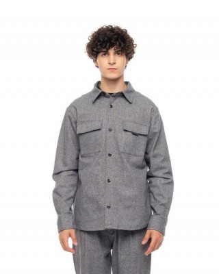 COVER ΑΝΔΡΙΚΟ ΠΟΥΚΑΜΙΣΟ OVERSHIRT  ENZO3 -K0275-29 GREY