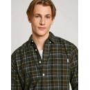 Pepe Jeans Πουκάμισο Πράσινο Καρό Κοτλέ MAX PM308721-676 LEAF GREEN